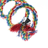 Maxbell Bird Perch Rope Bungee Bird Toy for Small or Medium Parrots and Birds