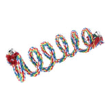 Maxbell Bird Perch Rope Bungee Bird Toy for Small or Medium Parrots and Birds