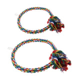 Maxbell Pet Bite-resistant Cotton Rope Swing Bird Toy Round Circle Ring  L