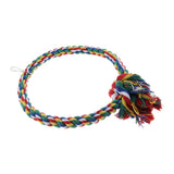 Maxbell Pet Bite-resistant Cotton Rope Swing Bird Toy Round Circle Ring  S