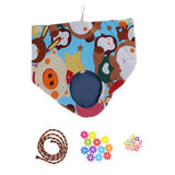 Maxbell Bird Parrot Budgie Lovebird Cotton Comfy Hammock Bed Nest L