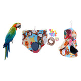 Maxbell Bird Parrot Budgie Lovebird Cotton Comfy Hammock Bed Nest L