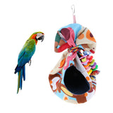 Maxbell Bird Parrot Budgie Lovebird Cotton Comfy Hammock Bed Nest S