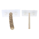 Maxbell Bird Perch Stand Portable Suction Cup Bird Window and Shower Perch Toy S01