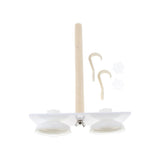 Maxbell Bird Perch Stand Portable Suction Cup Bird Window and Shower Perch Toy S01
