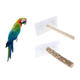 Maxbell Bird Perch Stand Portable Suction Cup Bird Window and Shower Perch Toy S01