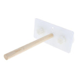 Maxbell Bird Perch Stand Portable Suction Cup Bird Window and Shower Perch Toy S01