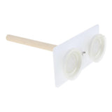 Maxbell Bird Perch Stand Portable Suction Cup Bird Window and Shower Perch Toy S01