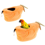 Maxbell Bird Parrot Lovebird Budgie Macaw Cage Hanging Cozy Hammock Nest Bed L