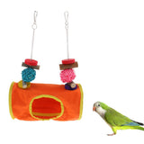 Maxbell Small Animals Cage Hanging Toy Hammock Tunnel for Birds, Hamster