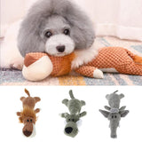 Maxbell Funny Dog Toy Pet Puppy Chew Squeaker Squeaky Plush Sound Play Toy  Wolf