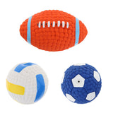 Maxbell Squeak Dog Ball Training Playing for Small Medium and Large Dogs Rugby