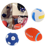 Maxbell Squeak Dog Ball Training Playing for Small Medium and Large Dogs Rugby