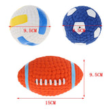Maxbell Squeak Dog Ball Training Playing for Small Medium and Large Dogs Rugby