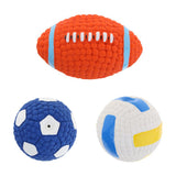 Maxbell Squeak Dog Ball Training Playing for Small Medium and Large Dogs Rugby