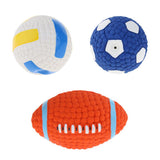 Maxbell Squeak Dog Ball Training Playing for Small Medium and Large Dogs Rugby