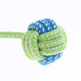 Maxbell 2PCS Pet Puppy Dog Doggy Interactive Chew Rope Toys Single Ball 1