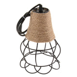 Maxbell Vintage Industrial Style Iron Wire Cage Ceiling Pendant Light Lamp Shade 4