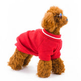 Maxbell Pet Dog Knitted Sweater Winter Warm Puppy Clothes Dog Costume Red M