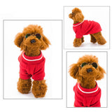 Maxbell Pet Dog Knitted Sweater Winter Warm Puppy Clothes Dog Costume Red M