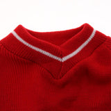 Maxbell Pet Dog Knitted Sweater Winter Warm Puppy Clothes Dog Costume Red M
