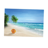 Maxbell Aquarium Landscape Poster Fish Tank Beach Background Backdrop Sticker XS