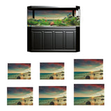 Max Aquarium Tank 3D Digital Single-sided Adhesive Background Sticker XS