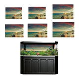 Max Aquarium Tank 3D Digital Single-sided Adhesive Background Sticker XS