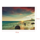 Max Aquarium Tank 3D Digital Single-sided Adhesive Background Sticker S