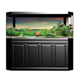 Max Aquarium Tank 3D Digital Single-sided Adhesive Background Sticker L