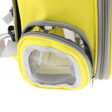 Max Travel Bird Parrot Cage Carrier with Stand Perch Cup 8 Colors Yellow