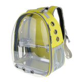 Max Travel Bird Parrot Cage Carrier with Stand Perch Cup 8 Colors Yellow