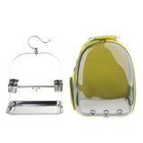 Max Travel Bird Parrot Cage Carrier with Stand Perch Cup 8 Colors Yellow