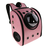 Max Clear Cover Pet Travel Bird Parrot Cage Carrier with Wooden Perch Pink