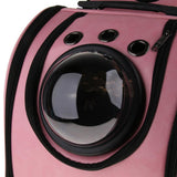 Max Clear Cover Pet Travel Bird Parrot Cage Carrier with Wooden Perch Pink