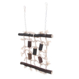 Maxbell Parrot Bird Cage Hammock Toy Decor for Budgies Parakeet Macaw Parrot