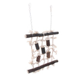 Maxbell Parrot Bird Cage Hammock Toy Decor for Budgies Parakeet Macaw Parrot