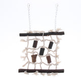 Maxbell Parrot Bird Cage Hammock Toy Decor for Budgies Parakeet Macaw Parrot