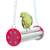 Maxbell Wooden Swing Perches For Parrots Stand Cage Hanging Bite Chew Toy