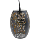 Maxbell Drum Shape Iron Wire Hanging Lamp Shade Pendant Light Chandelier Shade black