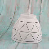 Maxbell Iron Wire Hanging Lamp Shade Pendant Light Chandelier Shades Triangle