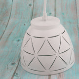 Maxbell Iron Wire Hanging Lamp Shade Pendant Light Chandelier Shades Triangle