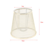 Max Fabric Table Lamp Shade Ceiling Fan Vanity Lamp Shade for Home Decor Gold