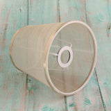 Max Fabric Table Lamp Shade Ceiling Fan Vanity Lamp Shade for Home Decor Gold