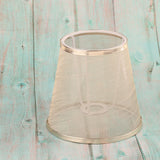 Max Fabric Table Lamp Shade Ceiling Fan Vanity Lamp Shade for Home Decor Gold