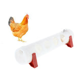Max Poultry Chicken Automatic Feeder Drinking Fountain Water Drinker 8 Holes