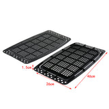 Max 2x Pet Cat Dog Carrier Crate Transporter Cage House Grid Mat Airline M