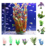 Maxbell Plastic Plant Decoration for Aquarium Fish Tank Reptile Terrarium QL01