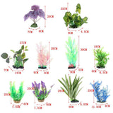 Maxbell Plastic Plant Decoration for Aquarium Fish Tank Reptile Terrarium QL01