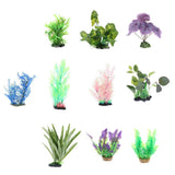 Maxbell Plastic Plant Decoration for Aquarium Fish Tank Reptile Terrarium QL01